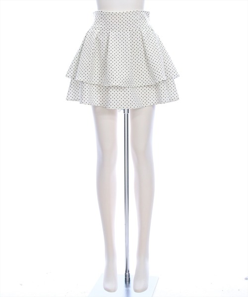 clear（クリア）の「ハイウエストフレアミニスカート[着回し力万能 ガーリー ふんわり]≪再入荷≫（スカート・レディース・ライトベージュ/ブラック/グレー/ブラック系その他/ホワイト系その他/ブラウン・F）」の9枚目の写真
