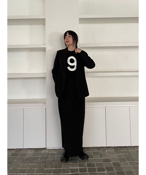 LAGUNAMOON(ラグナムーン)の「【柳橋唯コラボ】NumberTシャツ(Tシャツ/カットソー・レディース・ブラック/ホワイト・FREE)」の7枚目の写真