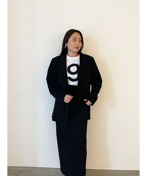 LAGUNAMOON(ラグナムーン)の「【柳橋唯コラボ】NumberTシャツ(Tシャツ/カットソー・レディース・ブラック/ホワイト・FREE)」の11枚目の写真