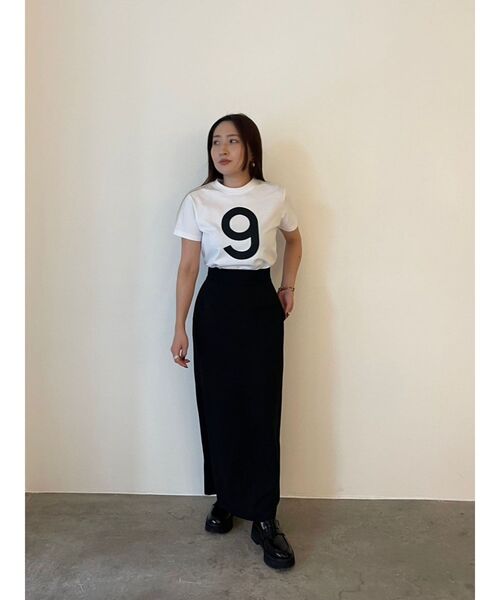 LAGUNAMOON(ラグナムーン)の「【柳橋唯コラボ】NumberTシャツ(Tシャツ/カットソー・レディース・ブラック/ホワイト・FREE)」の13枚目の写真