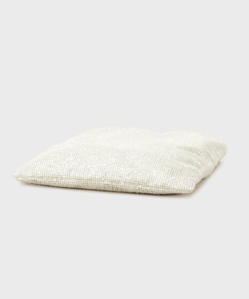 UNTITLED（アンタイトル）の「スパンコールメッシュトート（トートバッグ・レディース・ライトベージュ/ホワイト/ブラック・99）」の8枚目の写真