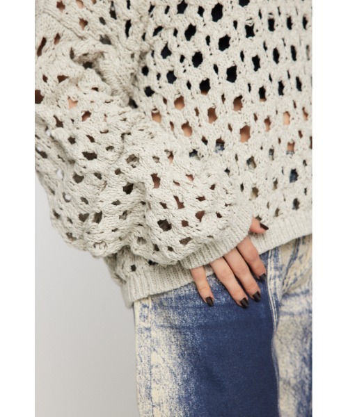 ニット セーター LOOSE NECK LOW GAUGE ニット レディース LOOSE NECK LOW GAUGE ニット（ニット/セーター）｜LAGUA GEM
