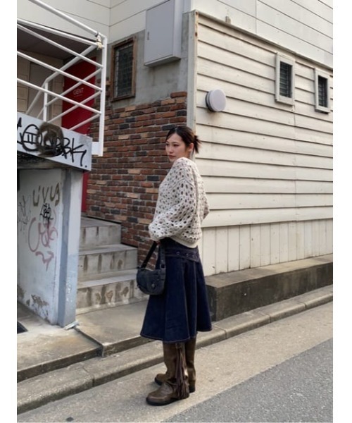 ニット セーター LOOSE NECK LOW GAUGE ニット レディース LOOSE NECK LOW GAUGE ニット（ニット/セーター）｜LAGUA GEM