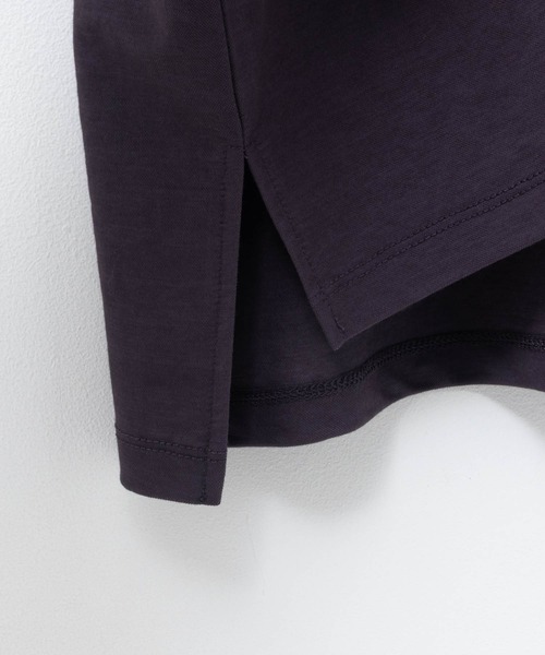 NAVY(ネイビー)の「nAvy SARARI レギュラーTシャツ(Tシャツ/カットソー・レディース・ライトオリーブ/ラベンダー/モカ/チャコールグレー・M/L)」の6枚目の写真