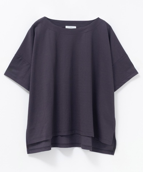 NAVY(ネイビー)の「nAvy SARARI レギュラーTシャツ(Tシャツ/カットソー・レディース・ライトオリーブ/ラベンダー/モカ/チャコールグレー・M/L)」の9枚目の写真