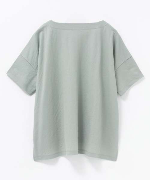 NAVY(ネイビー)の「nAvy SARARI レギュラーTシャツ(Tシャツ/カットソー・レディース・ライトオリーブ/ラベンダー/モカ/チャコールグレー・M/L)」の14枚目の写真