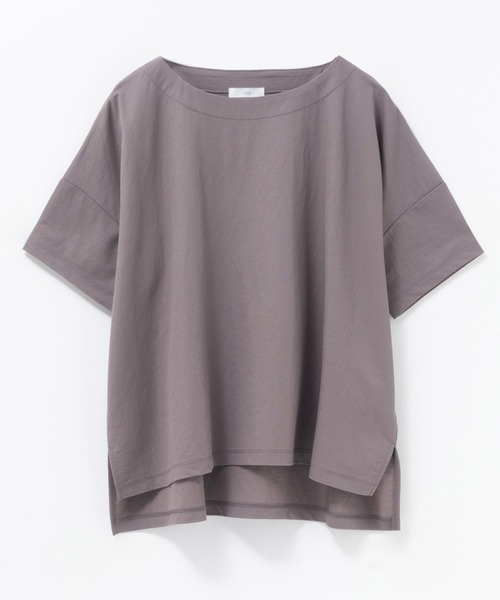 NAVY(ネイビー)の「nAvy SARARI レギュラーTシャツ(Tシャツ/カットソー・レディース・ライトオリーブ/ラベンダー/モカ/チャコールグレー・M/L)」の11枚目の写真