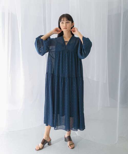 ◆週末限定お値下げ◆Rene ジャガードワンピース36 未使用に近い WEB限定】ジャガードワンピース | ロングワンピース | NOELA OFFICIAL