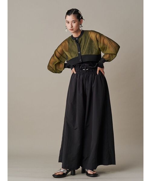 UN3D.（アンスリード）の「PLUMP THONG SANDAL / プランプトングサンダル（サンダル・レディース・シルバー/ブラック・38/37/36）」の4枚目の写真