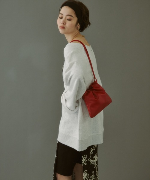 MIRROR STOKE（ミラーストーク）の「【ZOZO限定／追加】STRAP BAG/ストラップバッグ（ショルダーバッグ・レディース・レッド/ブラック・FREE）」の7枚目の写真