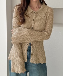 【apres jour clair】シアーポロニット【ZOZOTOWN限定アイテム】