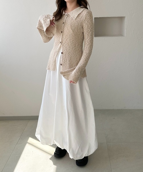 apres jour clair】シアーポロニット【ZOZOTOWN限定アイテム