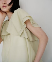 EMMEL REFINES | ＜EMMEL REFINES＞EM シアースラブ ラッフル ブラウス(シャツ/ブラウス)