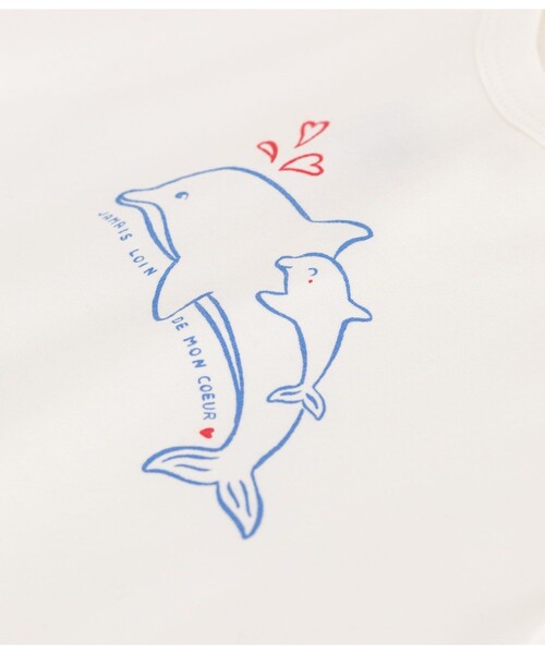 PETIT BATEAU（プチバトー）の「半袖Ｔシャツ（Tシャツ/カットソー・キッズ・オフホワイト/レッド/ホワイト系その他/イエロー/ブルー/ライトピンク/ホワイト×ブルー/ライトブルー・12MONTH/18MONTH/24MONTH/36MONTH）」の12枚目の写真