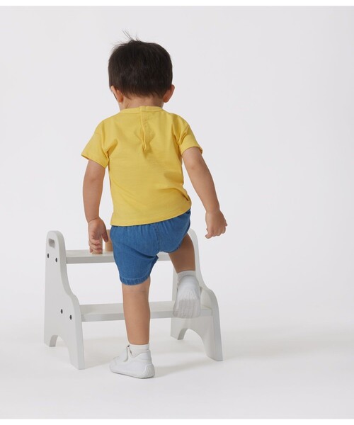 PETIT BATEAU（プチバトー）の「半袖Ｔシャツ（Tシャツ/カットソー・キッズ・オフホワイト/レッド/ホワイト系その他/イエロー/ブルー/ライトピンク/ホワイト×ブルー/ライトブルー・12MONTH/18MONTH/24MONTH/36MONTH）」の19枚目の写真