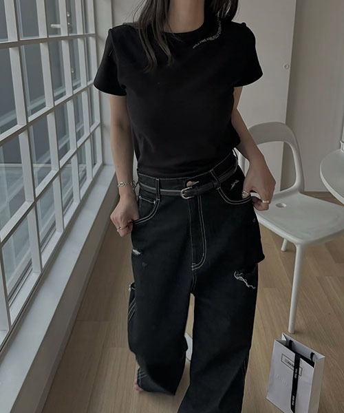 トップス WILLFULLY 10th embroidery logo pack T WILLFULLY（ウィルフリー）の「WILLFULLY 10th embroidery logo