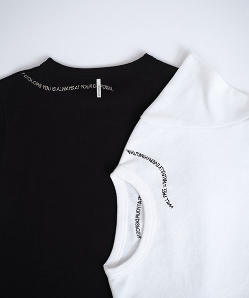 トップス WILLFULLY 10th embroidery logo pack T WILLFULLY 10th embroidery logo pack T-shirt（Tシャツ