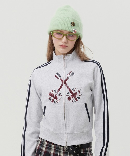 パーカー KIRSH UNION JACK JERSEY ZIP UP キルシー ユニオンジャック ジップアップパーカー レディース KIRSH UNION JACK JERSEY ZIP UP キルシー ユニオンジャック