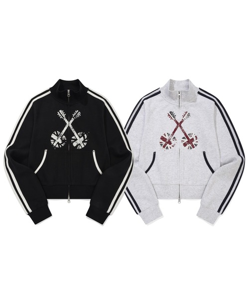 パーカー KIRSH UNION JACK JERSEY ZIP UP キルシー ユニオンジャック ジップアップパーカー レディース KIRSH UNION JACK JERSEY ZIP UP キルシー ユニオンジャック