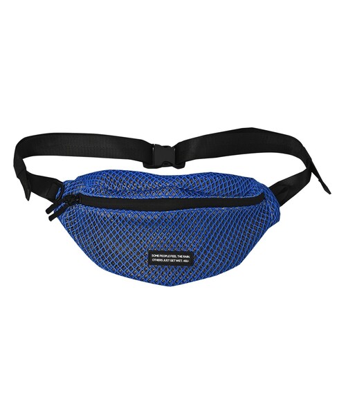 KiU（キウ）の「KiU/キウ W-MESH BODY BAG ダブルメッシュボディバッグ K453（ボディバッグ/ウエストポーチ・メンズ・グレー/ブルー/ブラック・ONE SIZE）」の3枚目の写真