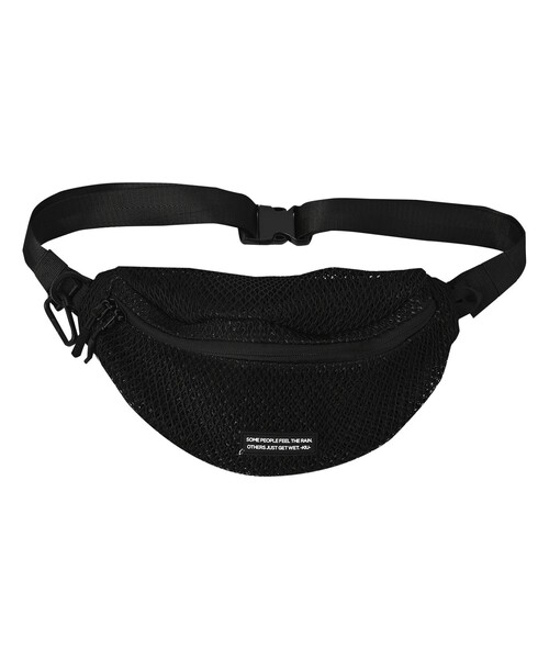 KiU（キウ）の「KiU/キウ W-MESH BODY BAG ダブルメッシュボディバッグ K453（ボディバッグ/ウエストポーチ・メンズ・グレー/ブルー/ブラック・ONE SIZE）」の2枚目の写真