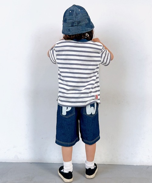 KiCCOLY（キッコリー）の「5分ﾃﾞﾆﾑﾊﾟﾝﾂ（デニムパンツ・キッズ・ネイビー/ブルー/ブラック/ブルー系その他・120cm/150cm/110cm/130cm/140cm）」の8枚目の写真