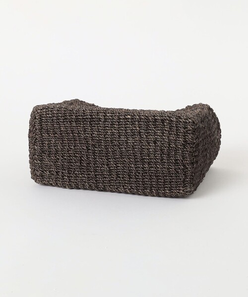 COTTO(コトゥー)の「<COTTO>リングハンドル バスケットバッグ(ショルダーバッグ・レディース・ダークブラウン/ナチュラル・FREE)」の5枚目の写真