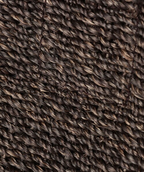 COTTO(コトゥー)の「<COTTO>リングハンドル バスケットバッグ(ショルダーバッグ・レディース・ダークブラウン/ナチュラル・FREE)」の13枚目の写真