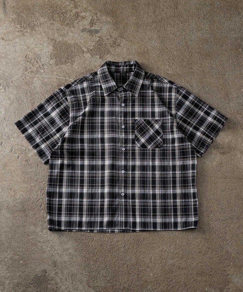 retro check shirt - レトロチェックシャツ（シャツ/ブラウス