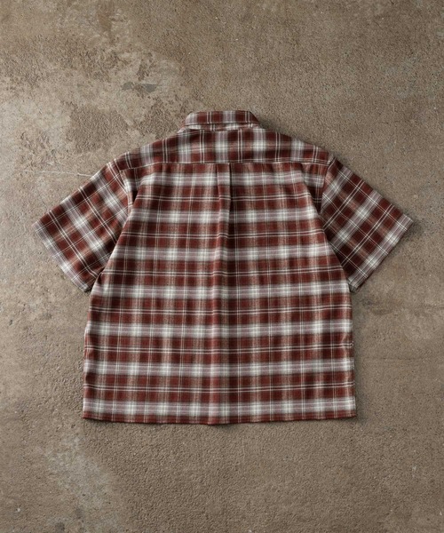 ADAMASTE（アダマスト）の「retro check shirt - レトロチェックシャツ（シャツ/ブラウス・メンズ・レッド/ブラック・MEDIUM/LARGE）」の19枚目の写真