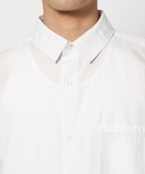 FOUND GOOD(ファウンドグッド)の「ストライプSSシャツ(シャツ/ブラウス・メンズ・ブラック/ホワイト系1/グレー系/ブルー系・XL/L/M)」の21枚目の写真