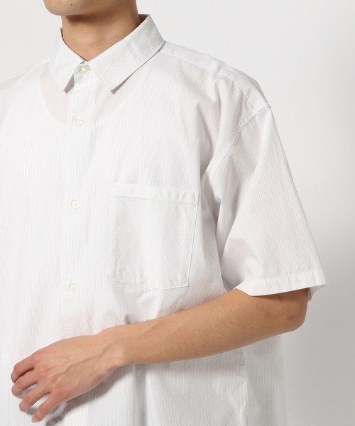 FOUND GOOD(ファウンドグッド)の「ストライプSSシャツ(シャツ/ブラウス・メンズ・ブラック/ホワイト系1/グレー系/ブルー系・XL/L/M)」の22枚目の写真