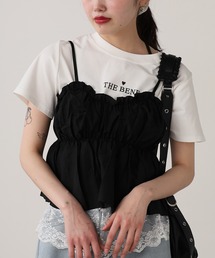 2WAY ビスチェ付きトップス 秋物 秋服 2026年秋冬