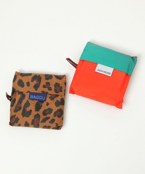 BAGGU(バグー)の「【BAGGU(バグゥ)】STAND25(エコバッグ/サブバッグ・レディース・レオパード/グリーン/オレンジ/ピンク・0)」の15枚目の写真