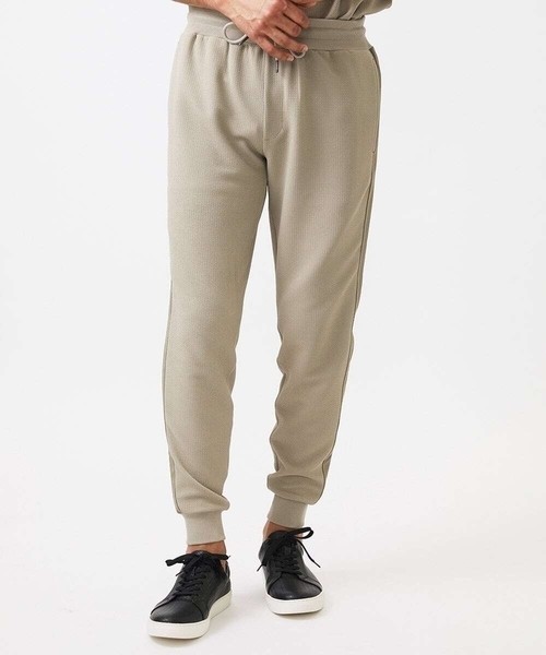 MICHEL KLEIN HOMME (ミッシェルクランオム)の「ダブルフェイスジョガーパンツ セットアップ(その他パンツ・メンズ・ブラック/オフホワイト・MEDIUM/LARGE/X-LARGE)」の3枚目の写真
