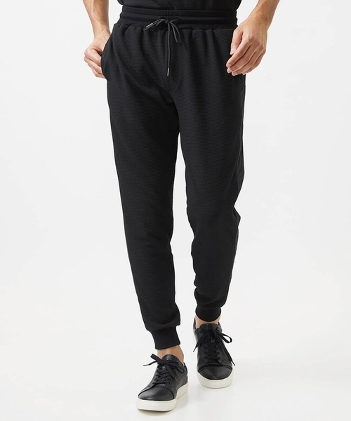 MICHEL KLEIN HOMME (ミッシェルクランオム)の「ダブルフェイスジョガーパンツ セットアップ(その他パンツ・メンズ・ブラック/オフホワイト・MEDIUM/LARGE/X-LARGE)」の8枚目の写真