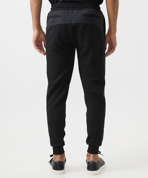 MICHEL KLEIN HOMME (ミッシェルクランオム)の「ダブルフェイスジョガーパンツ セットアップ(その他パンツ・メンズ・ブラック/オフホワイト・MEDIUM/LARGE/X-LARGE)」の12枚目の写真