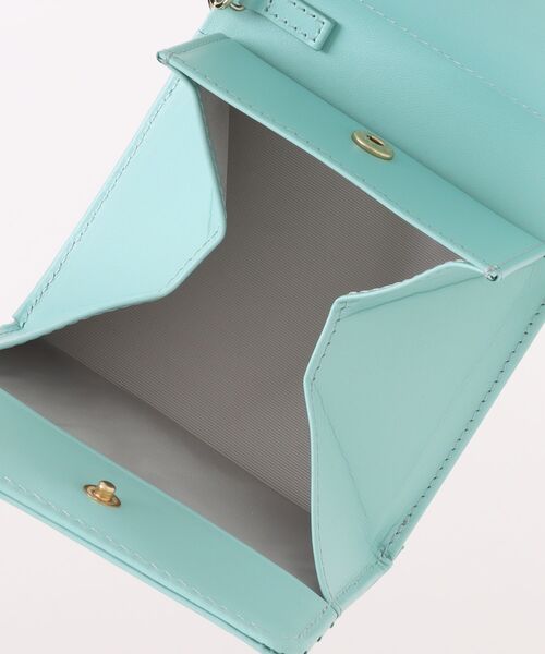 CLATHAS（クレイサス）の「ペーシュ 二つ折り財布（財布・レディース・ダークグレー/ピンク/ライム・FREE）」の9枚目の写真