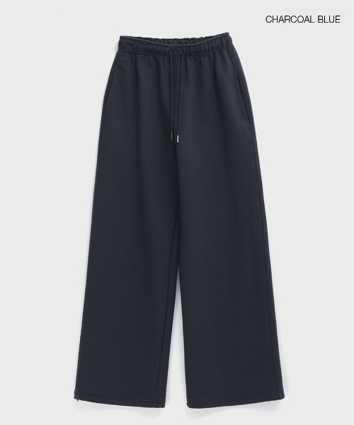 BLACKUP（ブラックアップ）の「[B-BASIC] ヘビーコットンワイド2WAYパンツ（スウェットパンツ・レディース・ベージュ/グレー/ブラック/ブルーグレー・ONESIZE）」の21枚目の写真