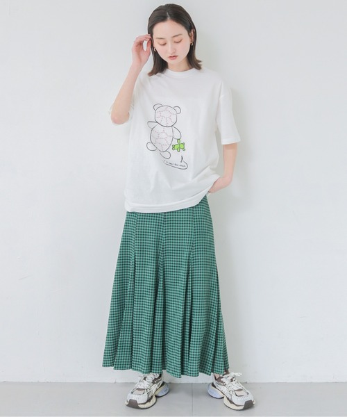 UNIT CHEST（ユニットチェスト）の「【UNIT CHEST】unique unisex T-shirt　VTFAコラボT ”The kindness I received.” by RIO TAKENAKA（Tシャツ/カットソー・レディース・ホワイト/ブラック・L/M/S）」の8枚目の写真