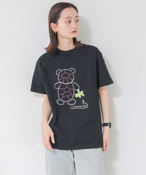 UNIT CHEST（ユニットチェスト）の「【UNIT CHEST】unique unisex T-shirt　VTFAコラボT ”The kindness I received.” by RIO TAKENAKA（Tシャツ/カットソー・レディース・ホワイト/ブラック・L/M/S）」の12枚目の写真