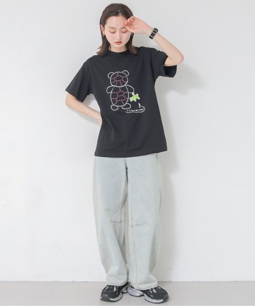 UNIT CHEST（ユニットチェスト）の「【UNIT CHEST】unique unisex T-shirt　VTFAコラボT ”The kindness I received.” by RIO TAKENAKA（Tシャツ/カットソー・レディース・ホワイト/ブラック・L/M/S）」の15枚目の写真