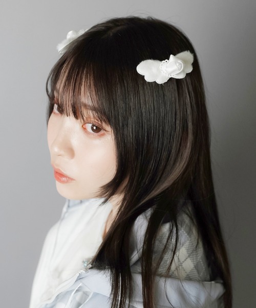 コンプレックス*2個セット　ビーズ　バレッタ/ヘアクリップ/ヘアピン Amazon.co.jp: コンプレックスビズ ツインハート ホイップ