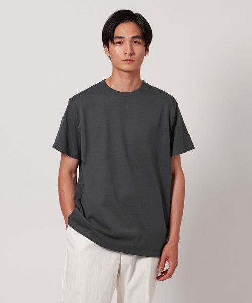 UNITED ARROWS(ユナイテッドアローズ)の「<VIBTEX> クルーネック Tシャツ -防臭・効果持続-(Tシャツ/カットソー・メンズ・ブラック/ホワイト/ダークグレー・M/L)」の3枚目の写真