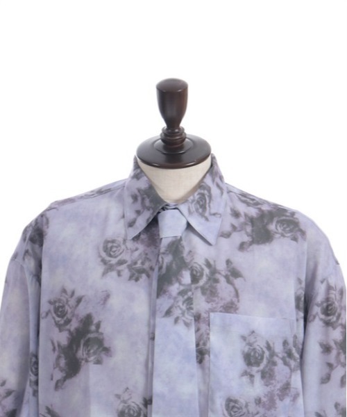 AXES-X(アクシーズエックス)の「タイ付ボカシローズシャツ(シャツ/ブラウス・メンズ・パープル/グレー/ピンク・MEDIUM/LARGE/X-LARGE)」の19枚目の写真