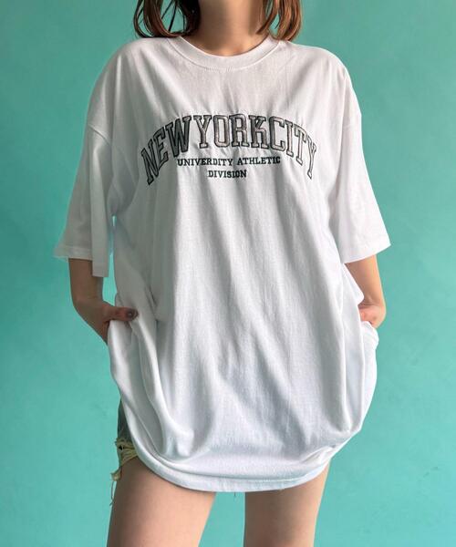 CCロゴビーズ刺繍ホワイトTシャツ fit=scale-down,w=1200