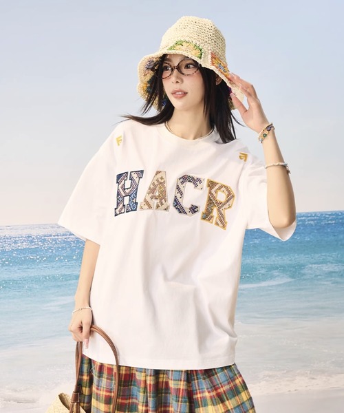アトリエggDENIM LINE ビーチパッチTシャツ クーポン】A4A×DankeSchon/エーフォーエー×ダンケシェーン