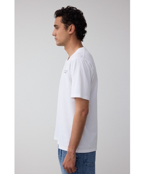 AZUL by moussy(アズールバイマウジー)の「AZコットン Success VネックTシャツ(Tシャツ/カットソー・メンズ・ブラック/ライトピンク/ホワイト・SMALL/MEDIUM/LARGE)」の8枚目の写真