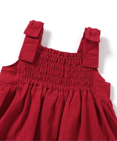 apres les cours（アプレレクール）の「【ジュニア対応】ヴィンテージフラワーセットアップ＿アプレレクールマシェリ（セットアップ・キッズ・ブルー/レッド・90/100/110/120/130/140）」の9枚目の写真