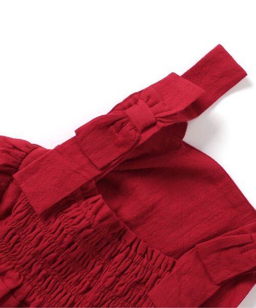 apres les cours（アプレレクール）の「【ジュニア対応】ヴィンテージフラワーセットアップ＿アプレレクールマシェリ（セットアップ・キッズ・ブルー/レッド・90/100/110/120/130/140）」の10枚目の写真